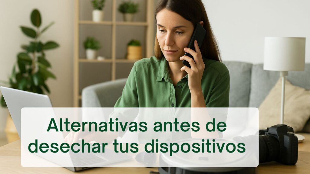 Alternativas antes de desechar tus dispositivos