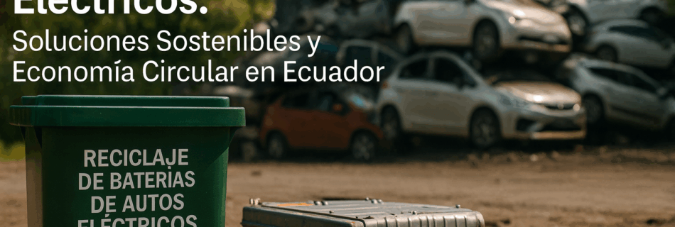 Reciclaje de Baterías de Autos Eléctricos: Soluciones Sostenibles y Economía Circular en Ecuador