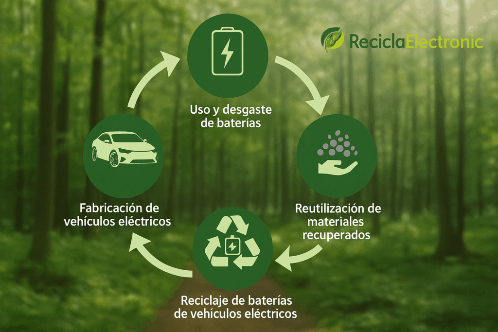 ¿Por qué es importante reciclar las baterías de autos eléctricos?